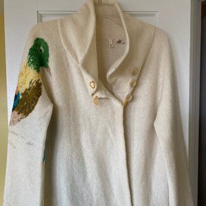 Gorgeous vintage Anthropologie Moth sweater, RARE